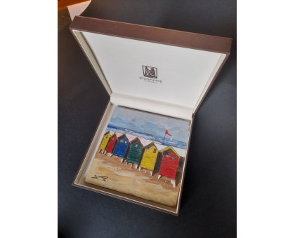 MASSIMO LOMI " BANDIERA ROSSA " dimensioni L 17 x H 17 cm.