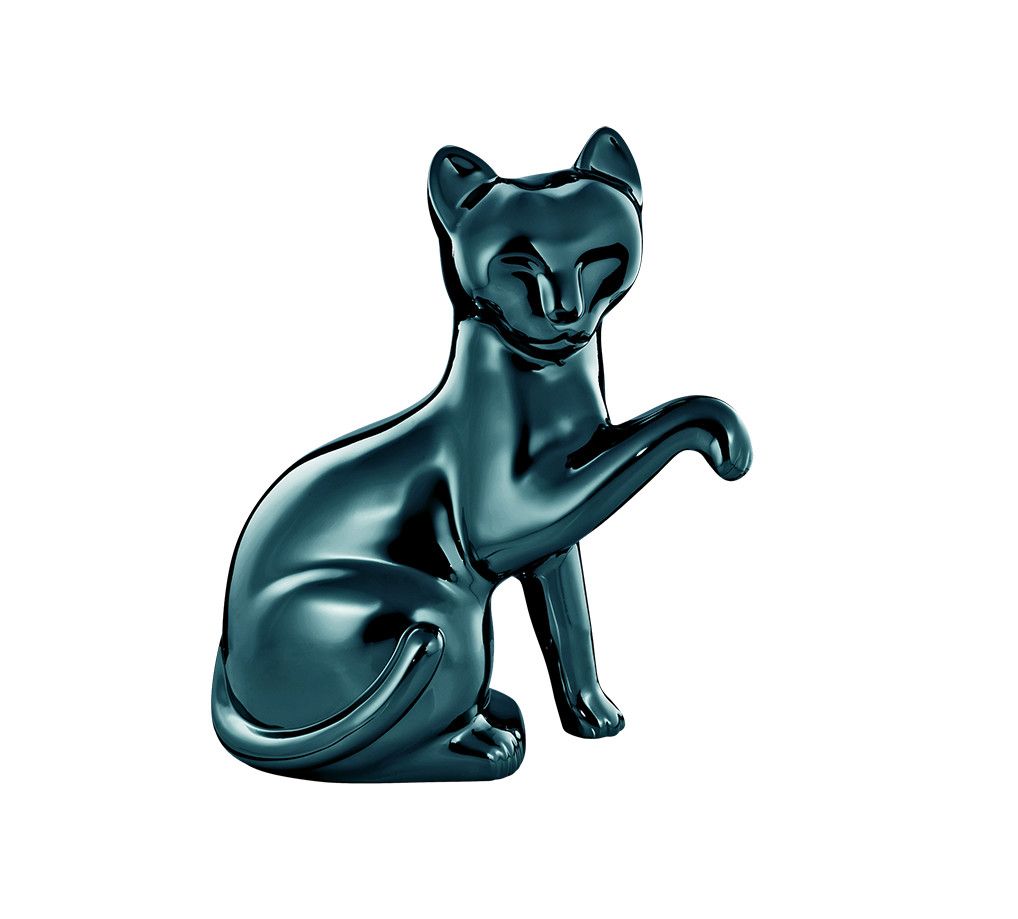 OGGETTO DI DESIGN BY CHORUSTYLE " LAKI BLUE/GREEN1 "  dimensioni L 44,5 x H 52 x P 26,5 cm.