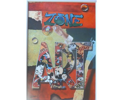 MIXED MEDIA MARCELLO REMIGI " ZONE ART " dimensioni L 60 x H 85 cm.