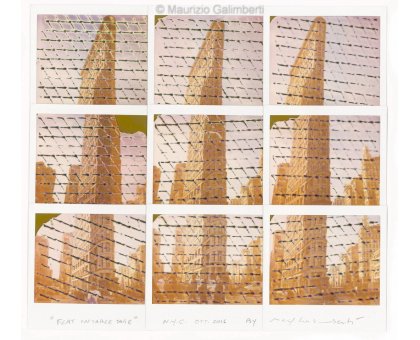 VINTAGE POLAROID MAURIZIO GALIMBERTI 'FLAT ON TABLE TAGE' dimensioni cm. 53x50