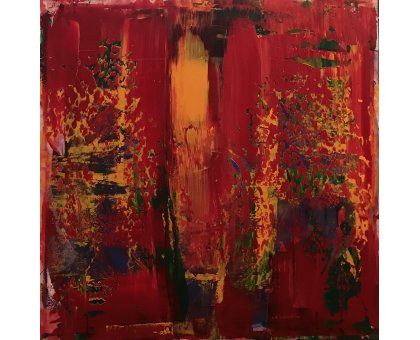 ACRYLIC ON CANVAS SANDRA MENOIA " FAVILLE " dimensioni L 80 x H 80 cm.