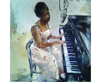 30 oil on canvas walter marin chet baker band size l 140 x h 100 cm artworks painting shop online artonline20 art gallery