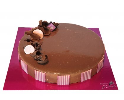 Torta al cioccolato gianduia composizione DUCHESSA