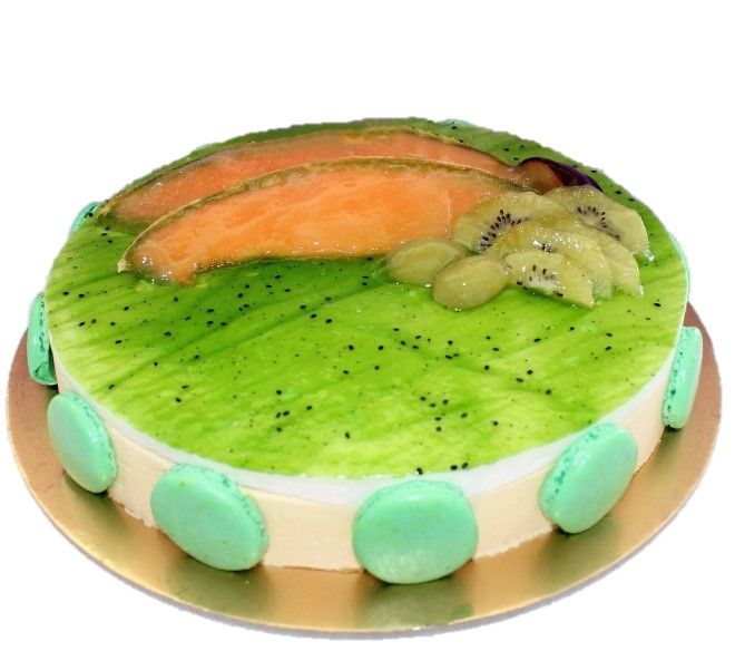 torta allo yogurt e melone composizione SUMMER