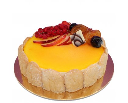 Torta all'arancia composizione CHARLOTTE ALL'ARANCIO