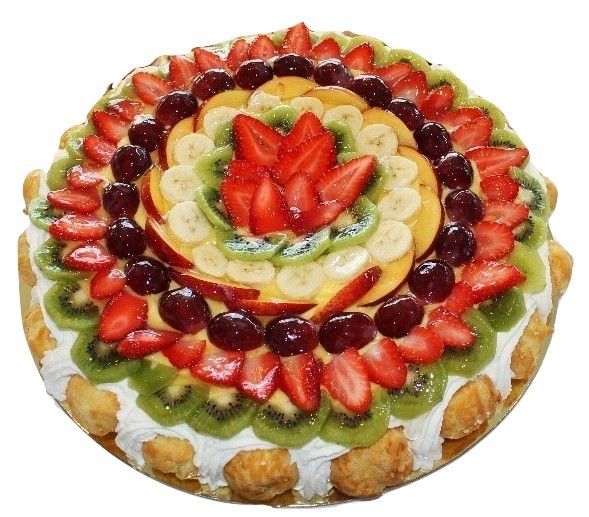 Torta con crema e frutta fresca composizione TORTA ALLA FRUTTA