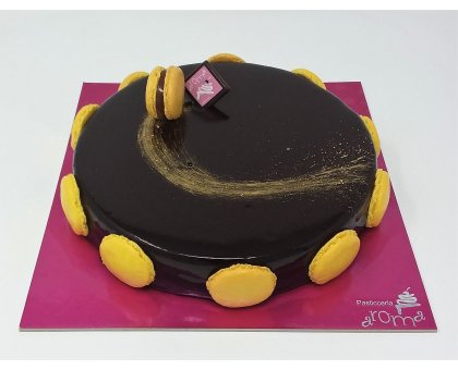 Torta al cioccolato al latte e caramello composizione CARAMELLATTE