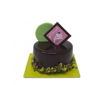 Monoporzione al cioccolato e pistacchio composizione AROMA PISTACCHIO