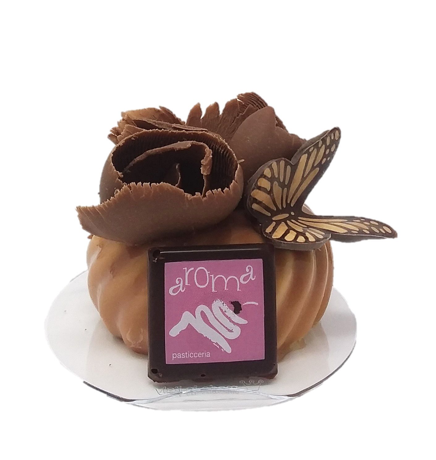 Monoporzione al cioccolato gianduia composizione DUCHESSA