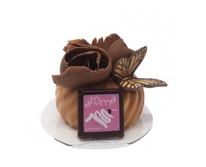 Monoporzione al cioccolato gianduia composizione DUCHESSA