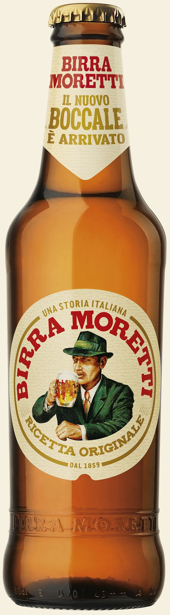 Birra Moretti bionda 4,6% alccol bottiglia vetro 33 cl