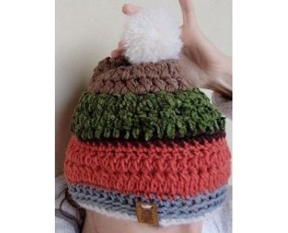 Berretta Bigramaver Pezzo unico Fatta a mano in Italia