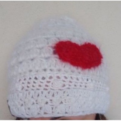 Berretta Bianca Pezzo unico Fatta a mano in Italia