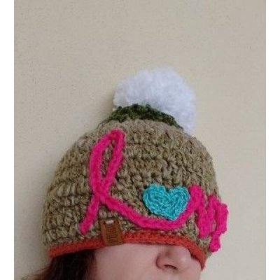 Berretta Pinklove Pezzo unico Fatta a mano in Italia