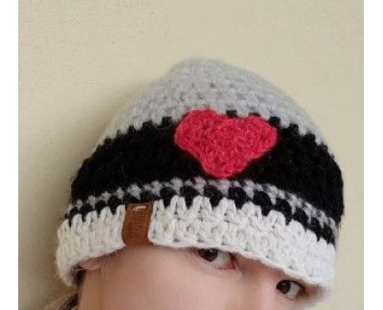 Berretta Bigrine Pezzo unico Fatta a mano in Italia