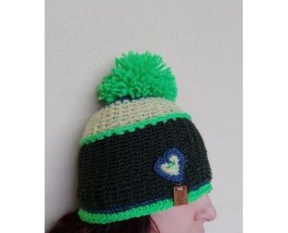 Berretta Vegablu Pezzo unico Fatta a mano in Italia