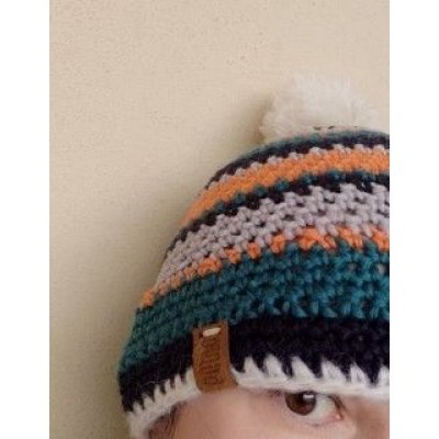 Berretta Bluarangri Pezzo unico Fatta a mano in Italia