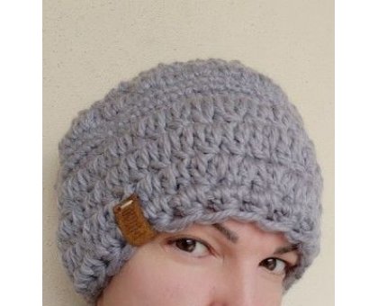 Berretta Totalgrey Pezzo unico Fatta a mano in Italia