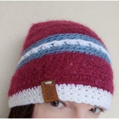 Berretta Biboaz Pezzo unico Fatta a mano in Italia