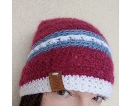 Berretta Biboaz Pezzo unico Fatta a mano in Italia