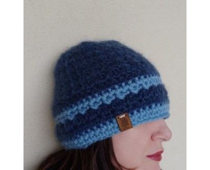 Berretta Blueyes Pezzo inico Fatta a mano in Italia