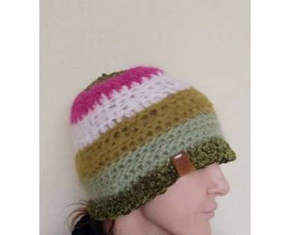 Berretta Primavera Pezzo Unico Fatta a mano in Italia