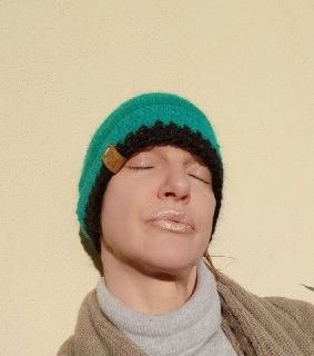Berretta Smeraldo Pezzo unico Fatta a mao in Italia