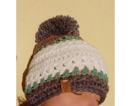 Berretta Grimaverbia Pezzo unico Fatta a mano in Italia