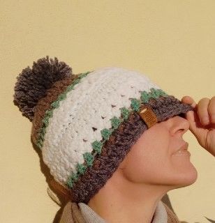 Berretta Grimaverbia Pezzo unico Fatta a mano in Italia