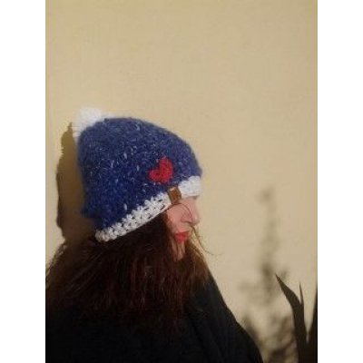 Berretta Carla Pezzo unico Fatta a mano in Italia