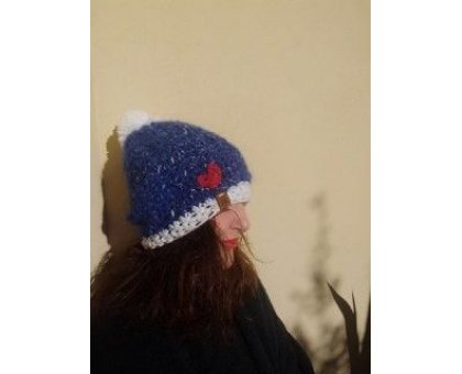 Berretta Carla Pezzo unico Fatta a mano in Italia