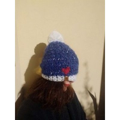 Berretta Carla Pezzo unico Fatta a mano in Italia