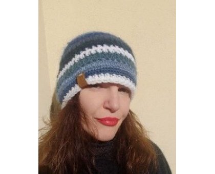 Berretta Nuvole Pezzo unico Fatta a mano in Italia