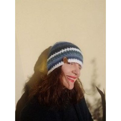 Berretta Nuvole Pezzo unico Fatta a mano in Italia