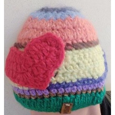 Berretta Io Amo Pezzo Unico Fatta a mano in Italia