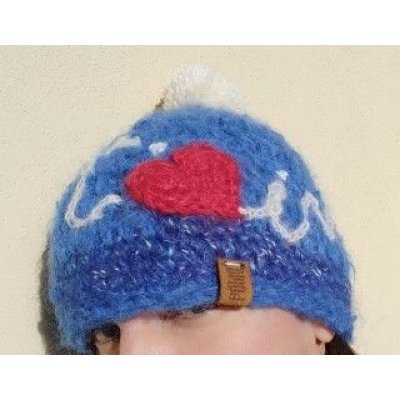 Berretta Je t'aime Pezzo Unico Fatta a mano in Italia