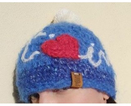 Berretta Je t'aime Pezzo Unico Fatta a mano in Italia