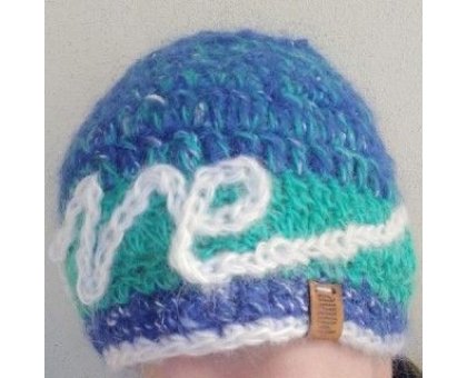 Berretta Azblu Pezzo unico Fatta a mano in Italia