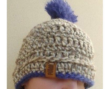 Berretta Lana Cruda Pezzo unico Fatta a mano in Italia