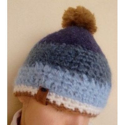 Berretta Sabbia Mare Pezzo unico Fatta a mano in Italia