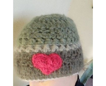 Berretta Olive Pezzo unico Fatta a mano in Italia