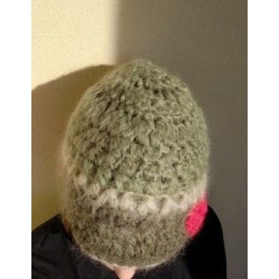 Berretta Olive Pezzo unico Fatta a mano in Italia