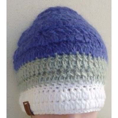 Berretta Indaco Pezzo Unico Fatta a mano in Italia