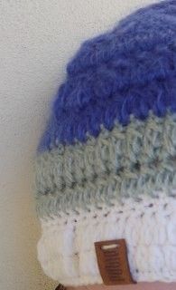 Berretta Indaco Pezzo Unico Fatta a mano in Italia