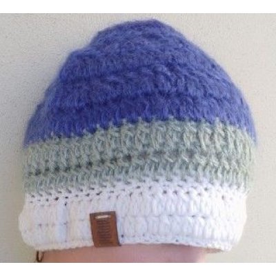 Berretta Indaco Pezzo Unico Fatta a mano in Italia