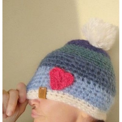 Berretta Mare d'inverno Pezzo unico Fatta a mano in Italia