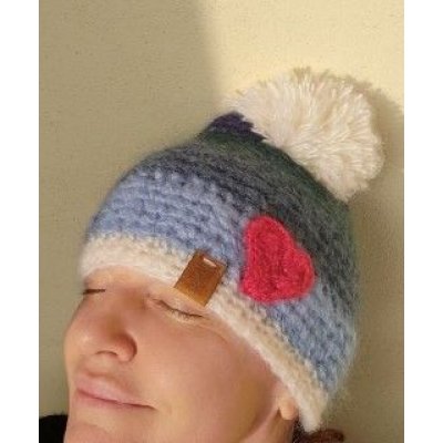 Berretta Mare d'inverno Pezzo unico Fatta a mano in Italia