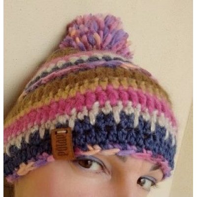 Berretta Rosamix Pezzo unico Fatta a mano in Italia