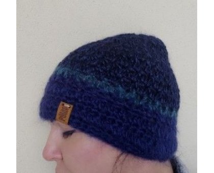 Berretta 3 Blues Pezzo unico Fatta a mano in Italia