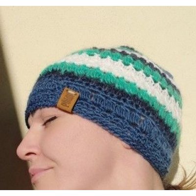 Berretta Ghiaccio Pezzo unico Fatta a mano in Italia